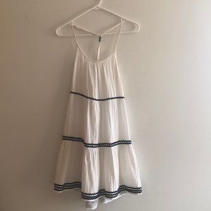 Aerie White Swimsuit Coverup Dress